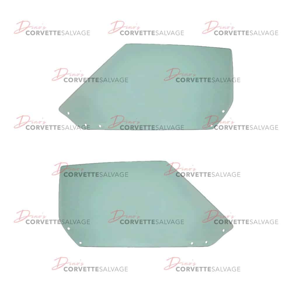 C3 New Coupe Tinted Door Glass 1968-1982