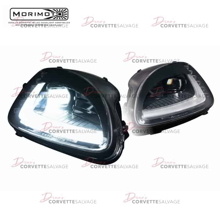 C6 New Morimoto C7 Style XB LED Headlight Set (Gen I) 2005-2013