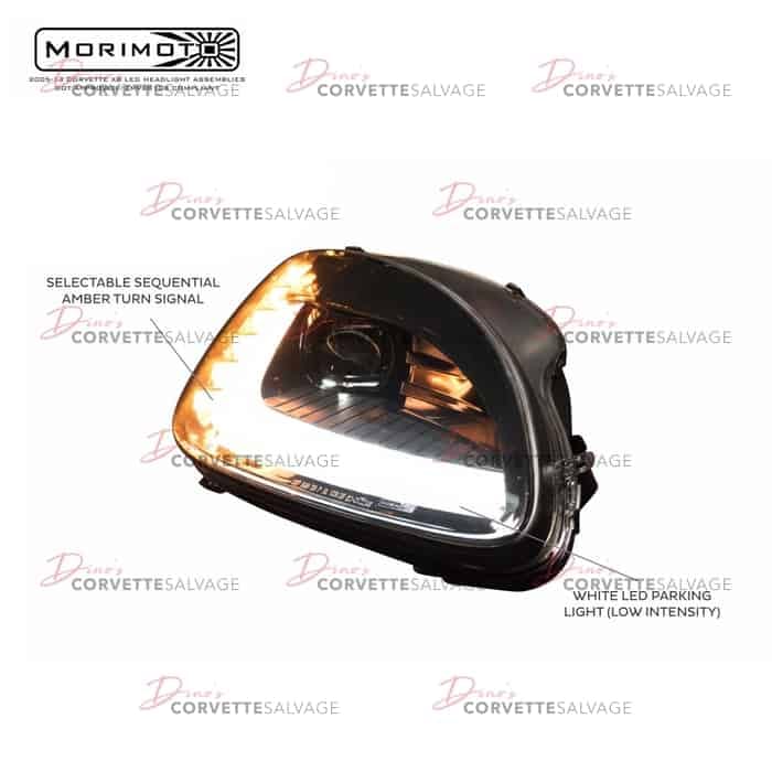 C6 Corvette Morimoto C7 Style XB LED Headlight Set 2005-2013 Illustration 4
