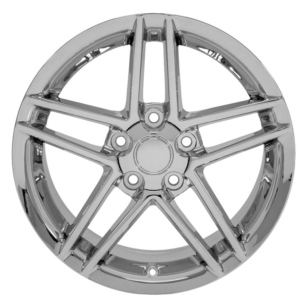 C4-C5 New Chrome 17x9.5 Wheel (CV07A) 1988-2004