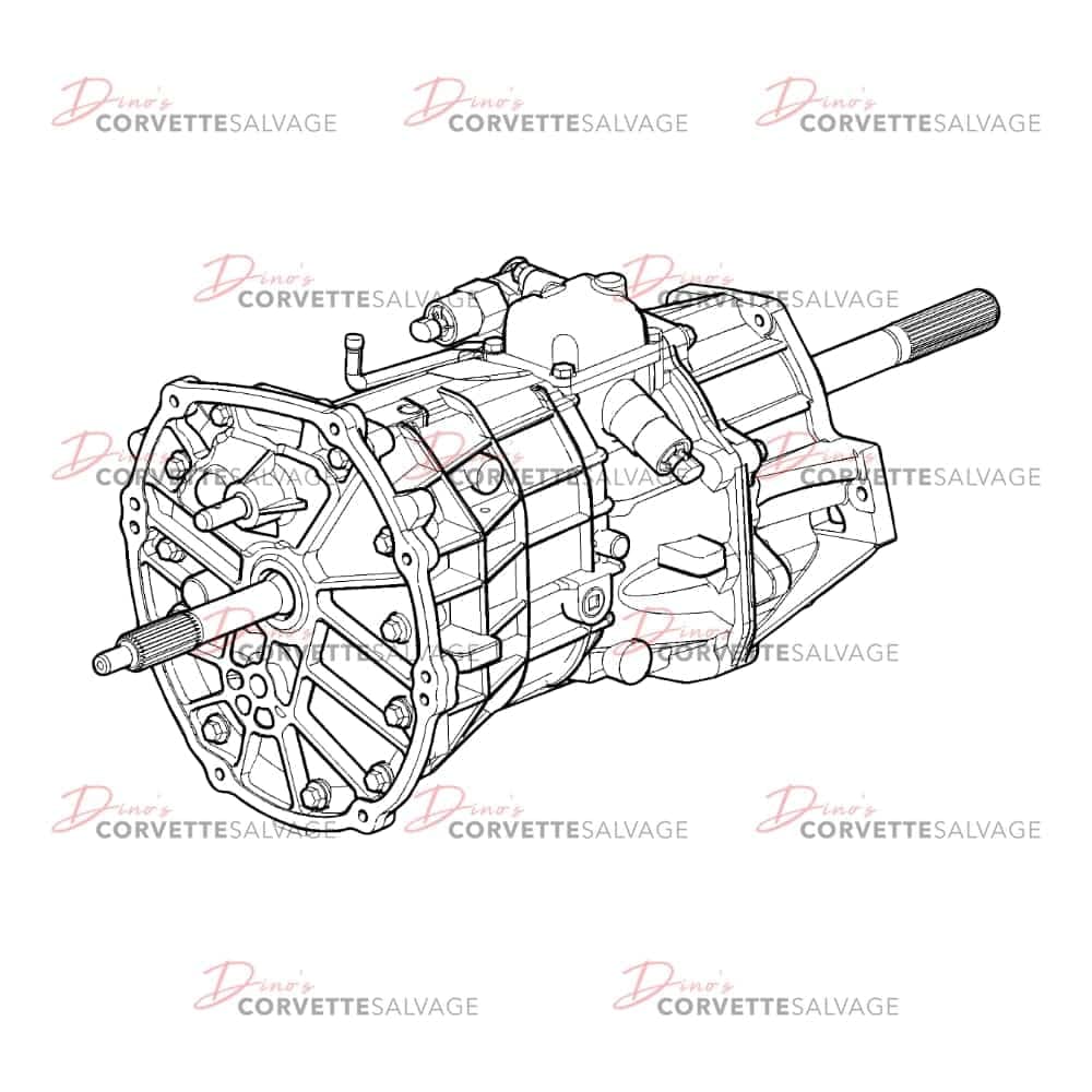 C6 Used Manual Transmission Assembly 2006-2009