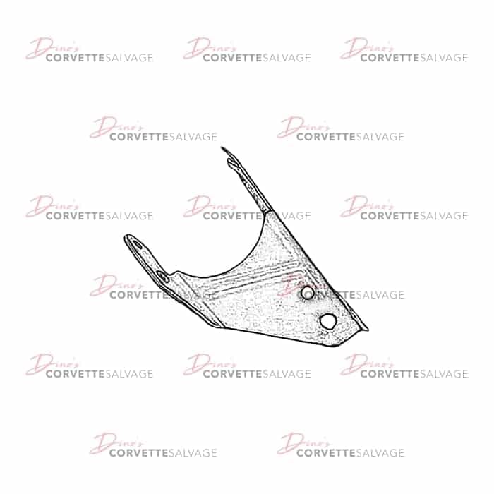 C4 Used Air Injector Switch Valve Bracket 1985-1987