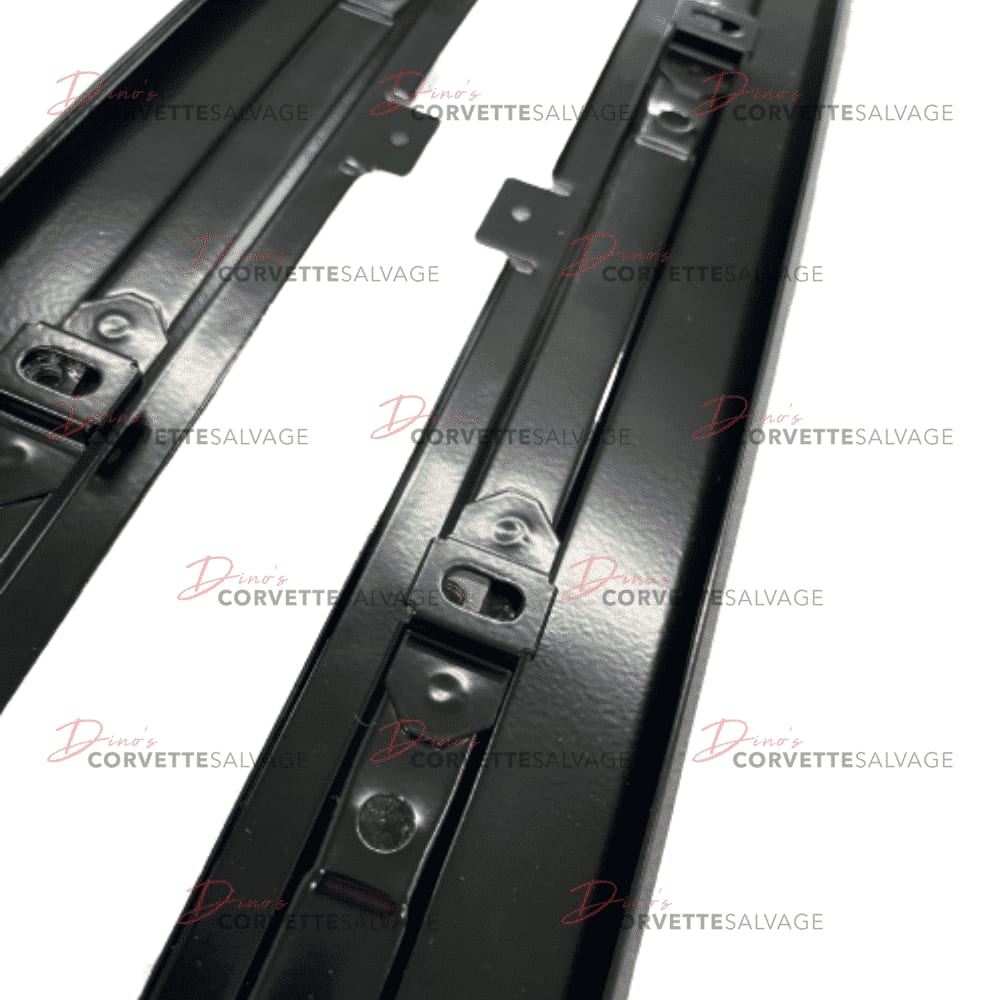 C3 Corvette New 6-Piece Black Powdercoated T-Top Trim Set 1979-1982