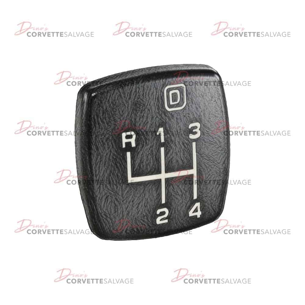 C4 Used Manual 4+3 Shifter Knob Button 1985-1988