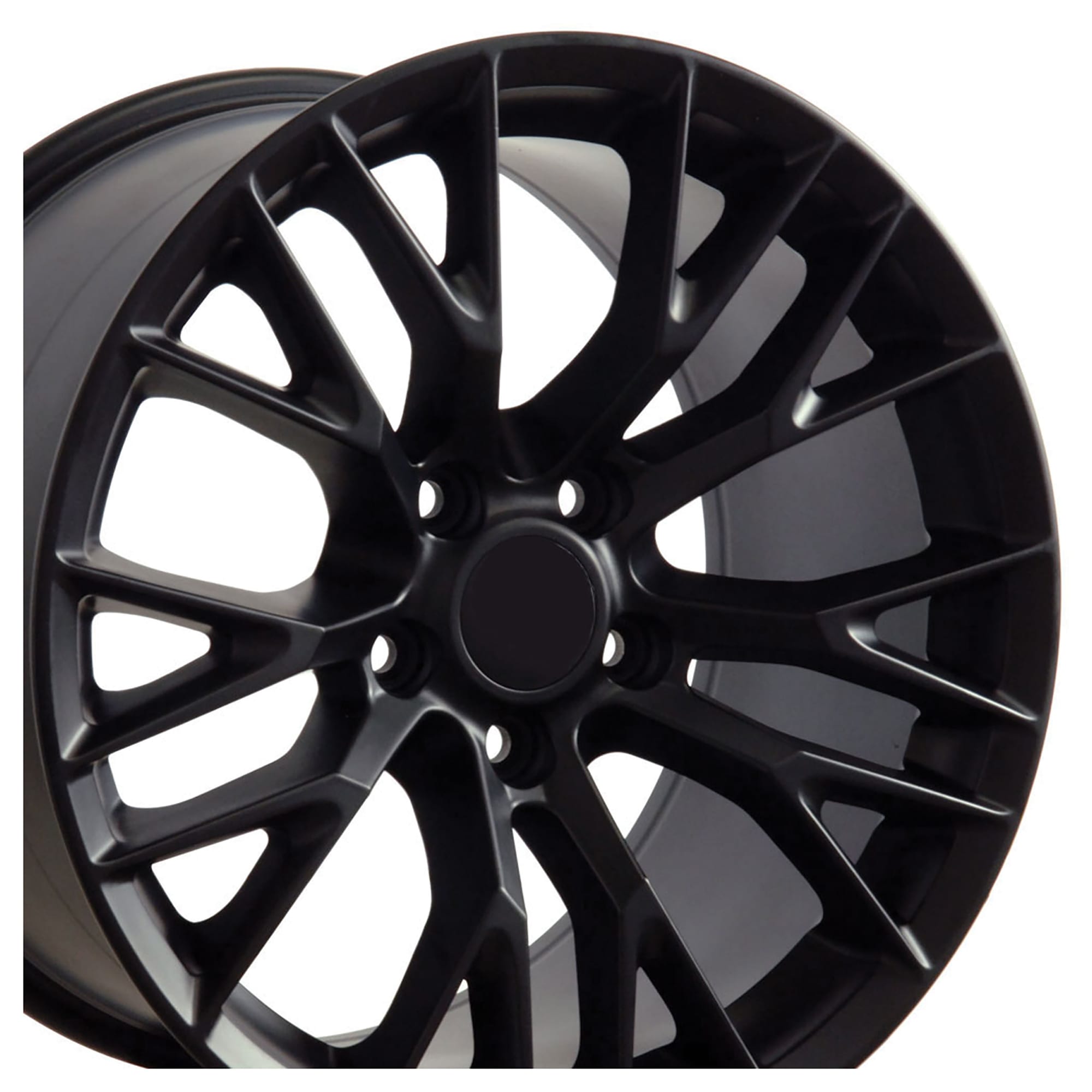 C4-C6 New C7 Z06 Style Replica Wheel - Satin Black 18x8.5 1988-2013