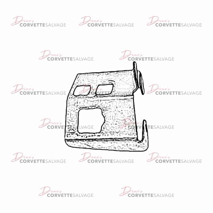 C4 Used Accelerator Cable Bracket 1989-1991