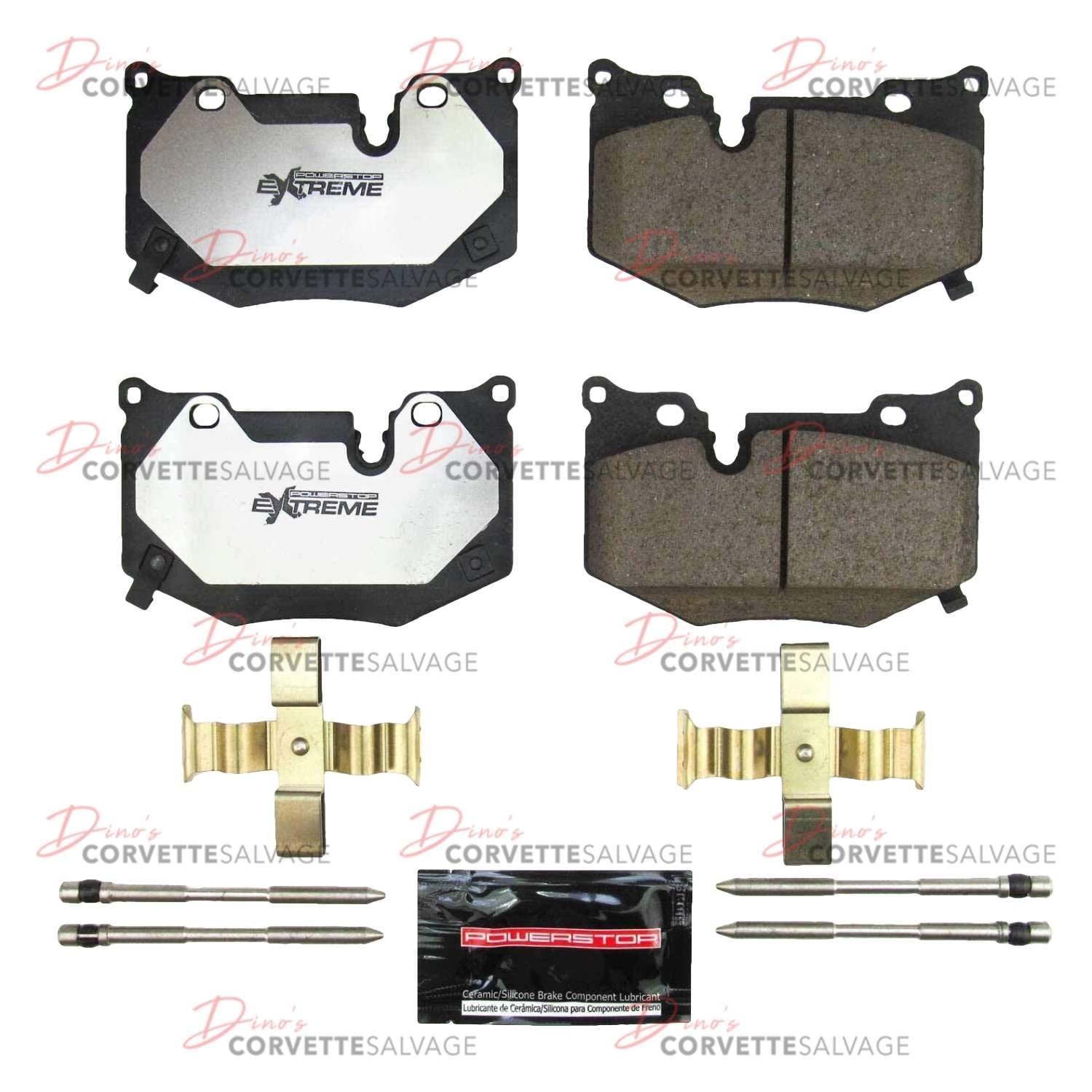 C8 New POWERSTOP Z51 Rear Disc Brake Pad Kit 2020-2023
