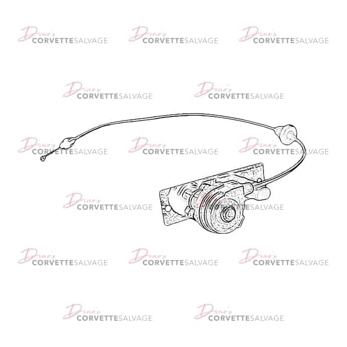 C6 Used Coupe Rear Lift Gate Lock Cylinder 2005-2013