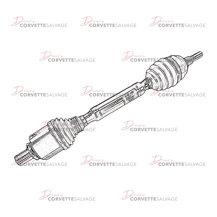 C7 Used Manual Transmission Rear Wheel Drive Universal Joint Shaft 2014-2019