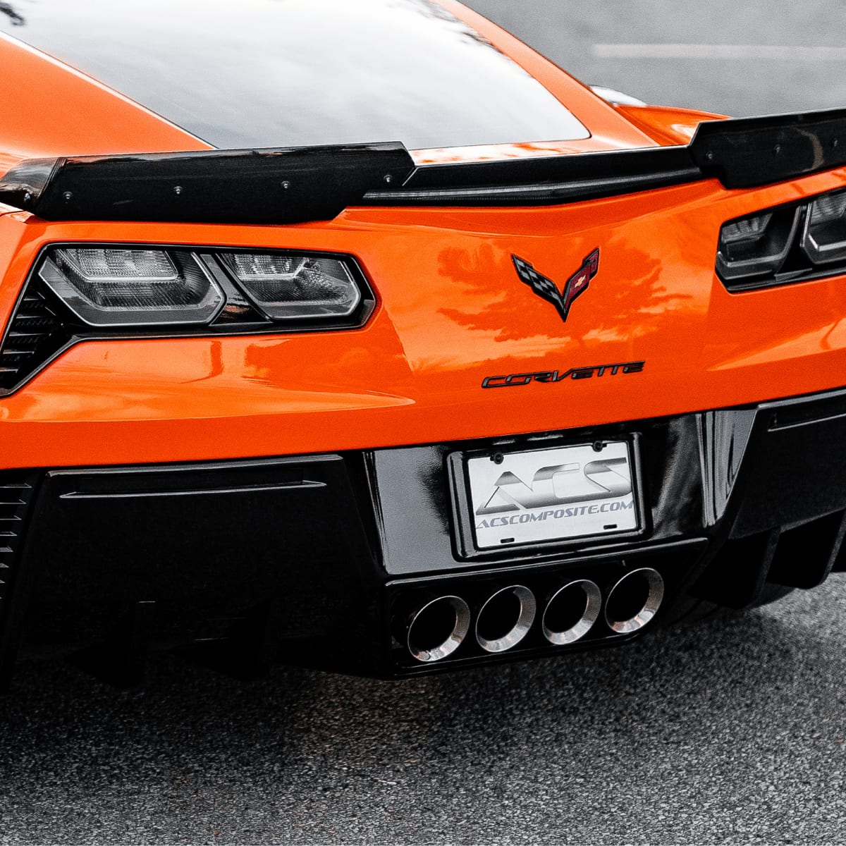 C6-C7-C8 New License Plate Frame 2005-2026