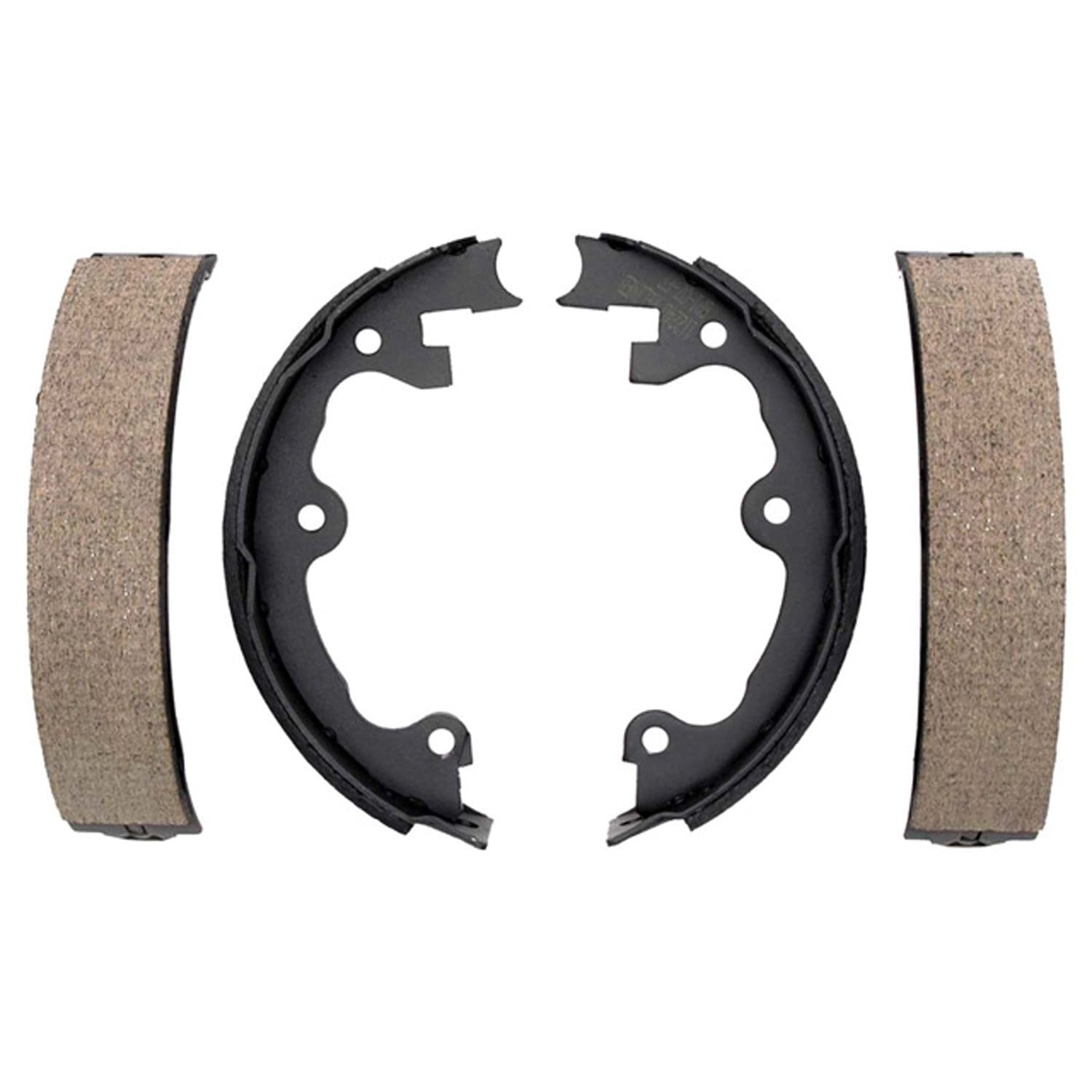 C2-C3 New Park Brake Shoes - 4 Piece Set 1965-1982