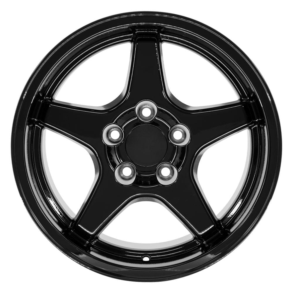 C4 New Gloss Black 17x11 Wheel (CV01) 1988-1996