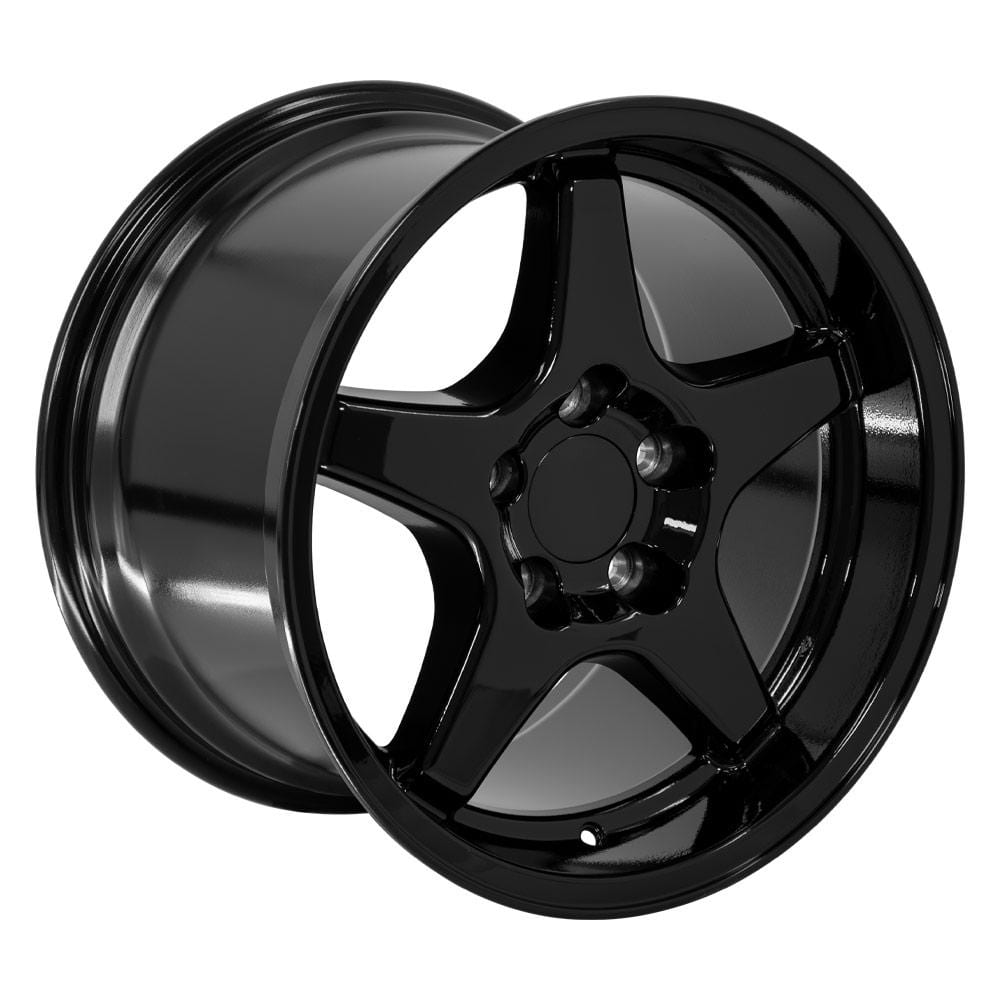C4 New Gloss Black 17x11 Wheel (CV01) 1988-1996