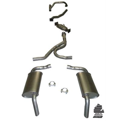 C3 New Exhaust System, 1977 All, 1978 L48 Except California 1977-1978
