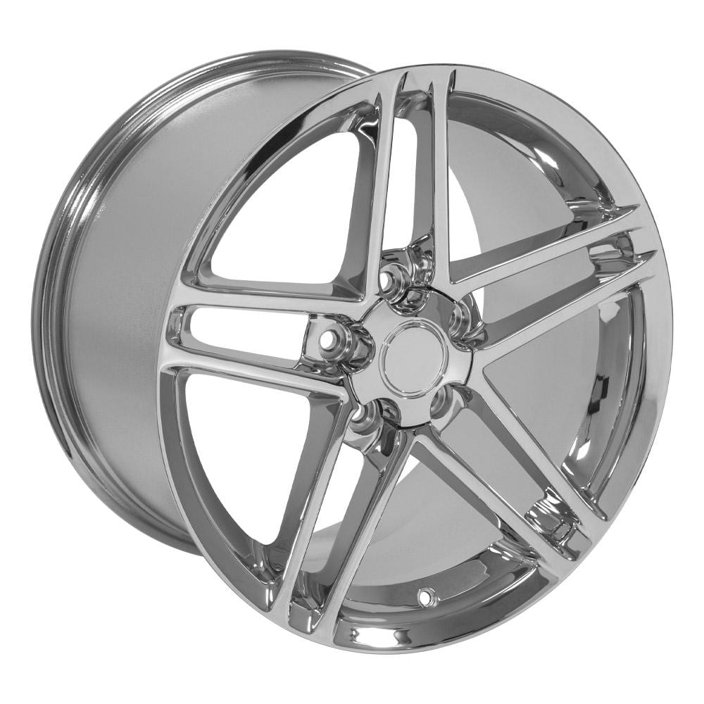 C4-C5 New Chrome 18x9.5 and 18x10.5 Wheel Set of 4 (CV07A) 1988-2004