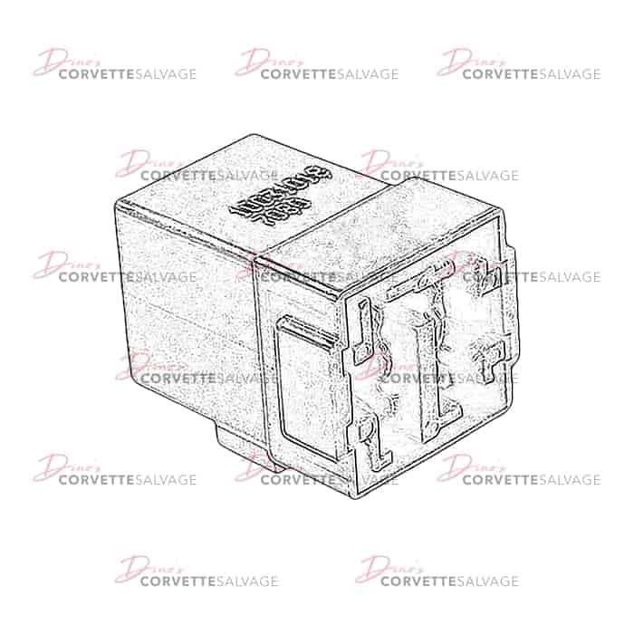 C4 Used Headlight Actuator Relay 1984-1987