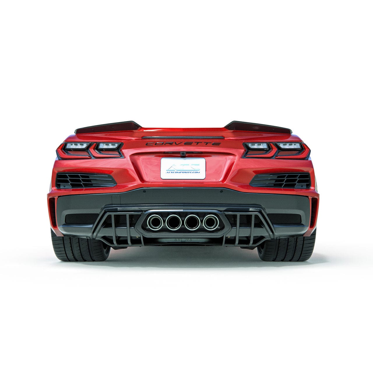 New C8 ZR1 Z06 GS Diffuser Insert for Center Quad Exit 2020-2026