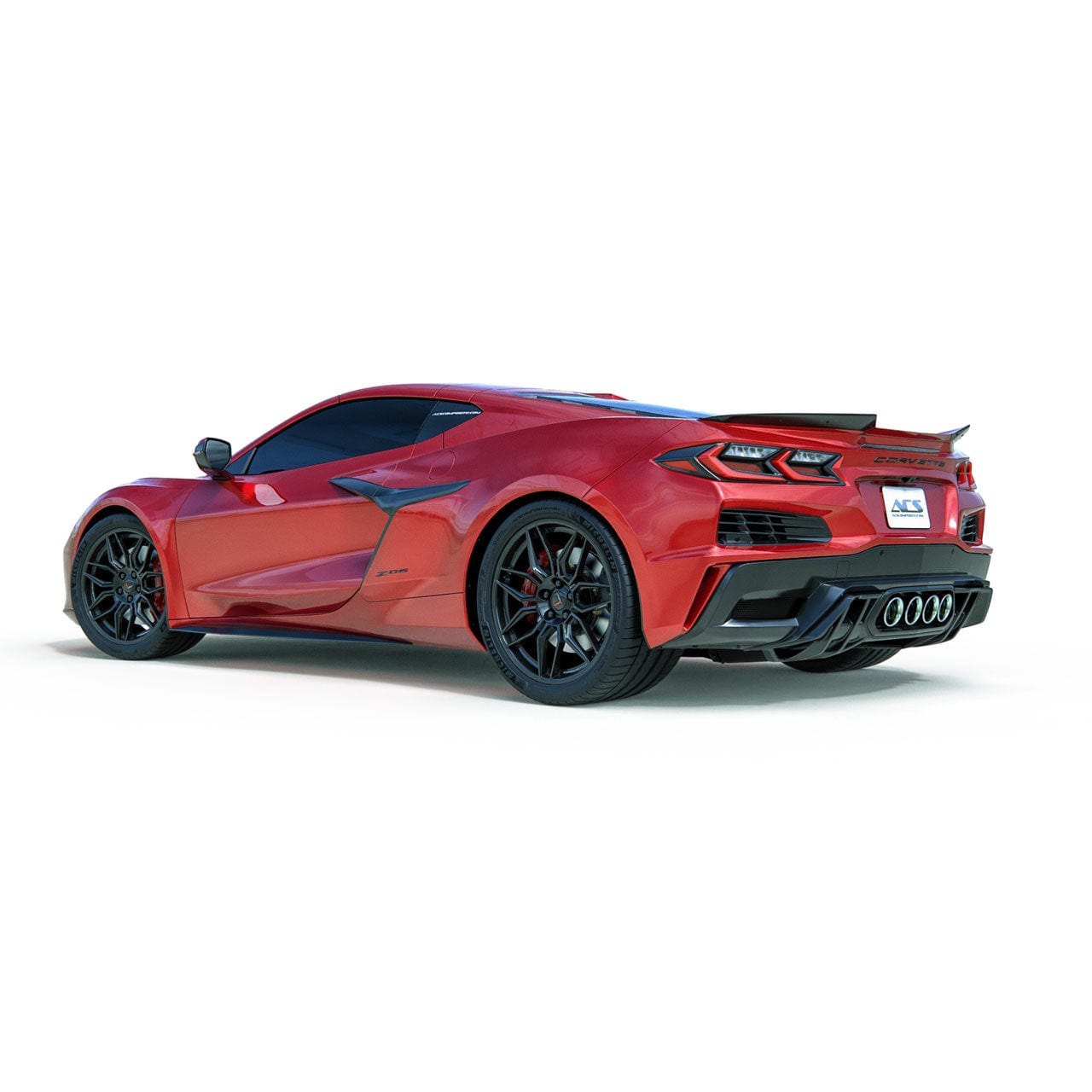 New C8 ZR1 Z06 GS Diffuser Insert for Center Quad Exit 2020-2026
