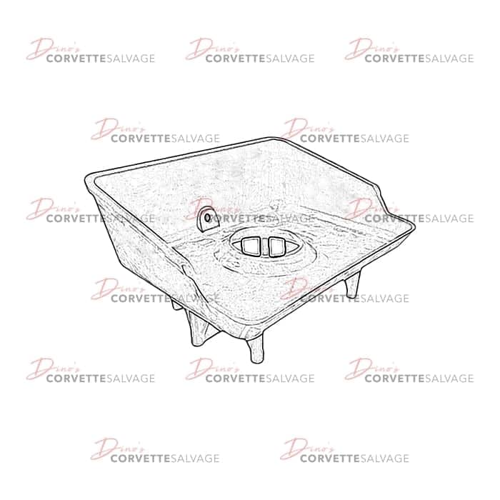 C4 Used Gas Tank Filler Neck Seal 1984-1996