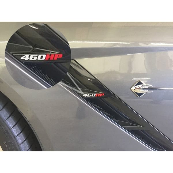 C1-C8 New Custom Horsepower Decals - Choose Size & Color 1953-2026