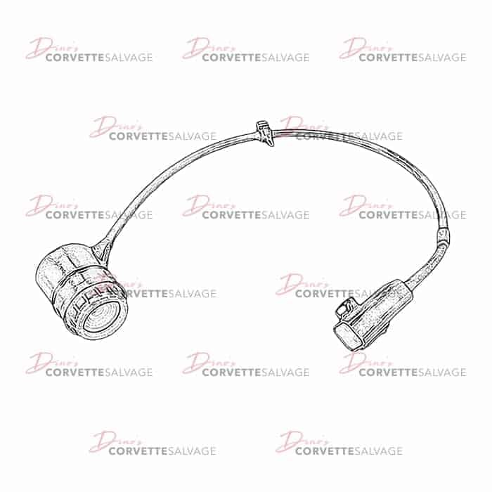 C4 Used FX3 Front Shock Actuator 1989-1995