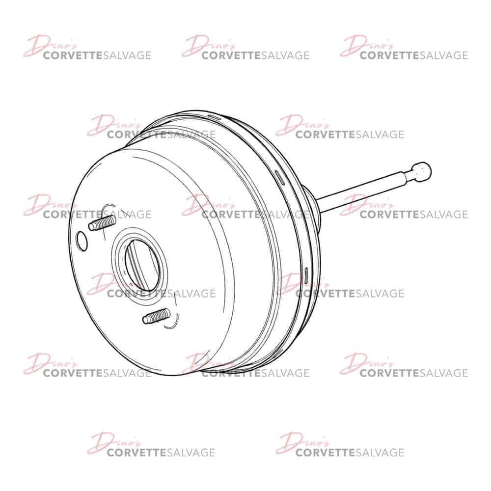 C7 Used Power Brake Booster for Ceramic Brakes/Rotors 2015-2019
