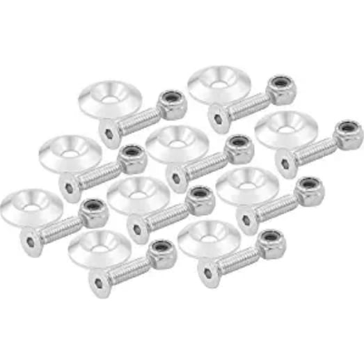 C1-C8 New Aluminum Splitter/Side Skirt Guard Kit with Hardware 1953-2026