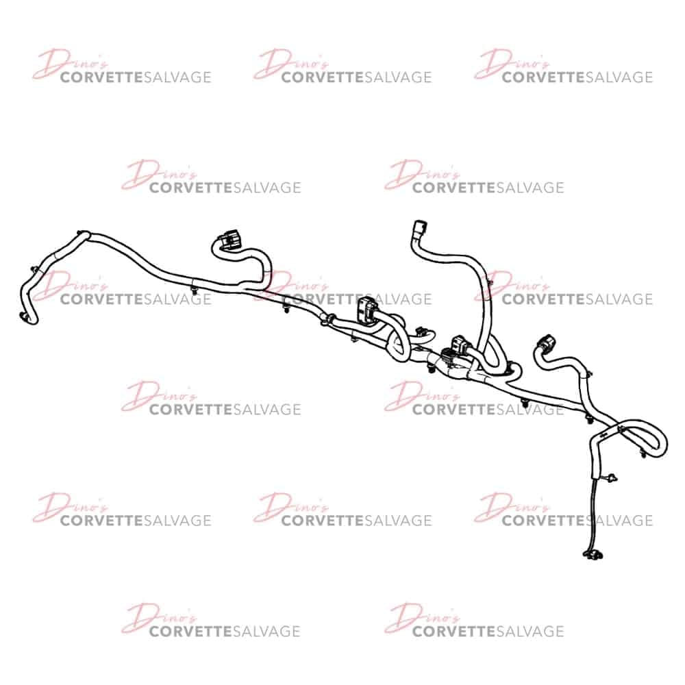 C7 Used Back Up Light Wiring Harness 2014-2019