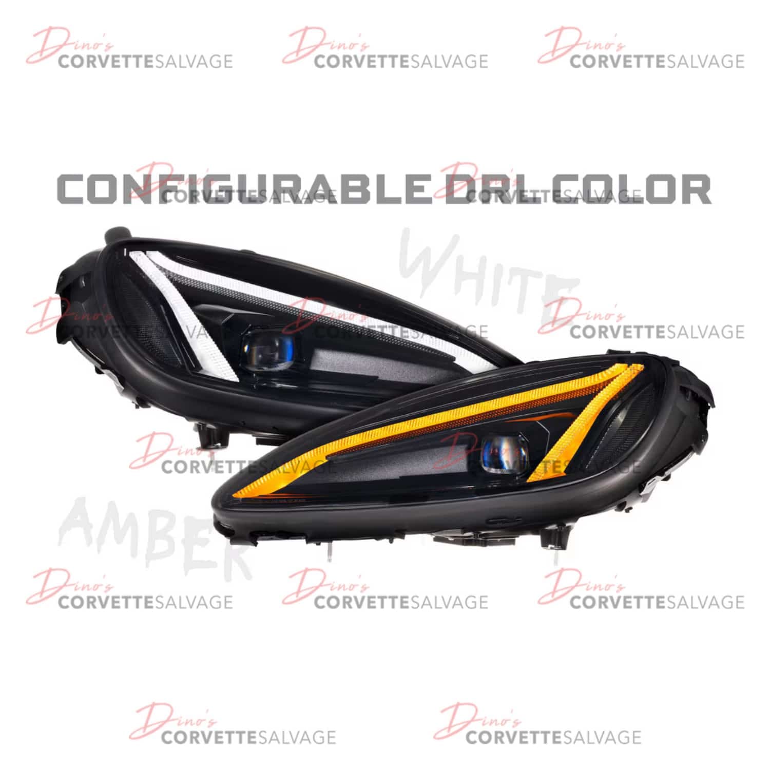 C6 Corvette New Morimoto C7 Style XB LED Headlight Set (Gen II) 2005-2013