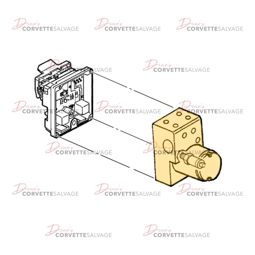 C5 Used Brake Pressure Modulator Valve 1997-2004