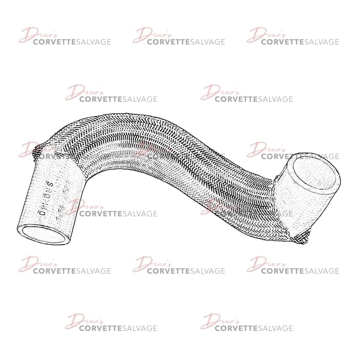 C4 Used ZR-1 Lower Radiator Hose 1990-1995