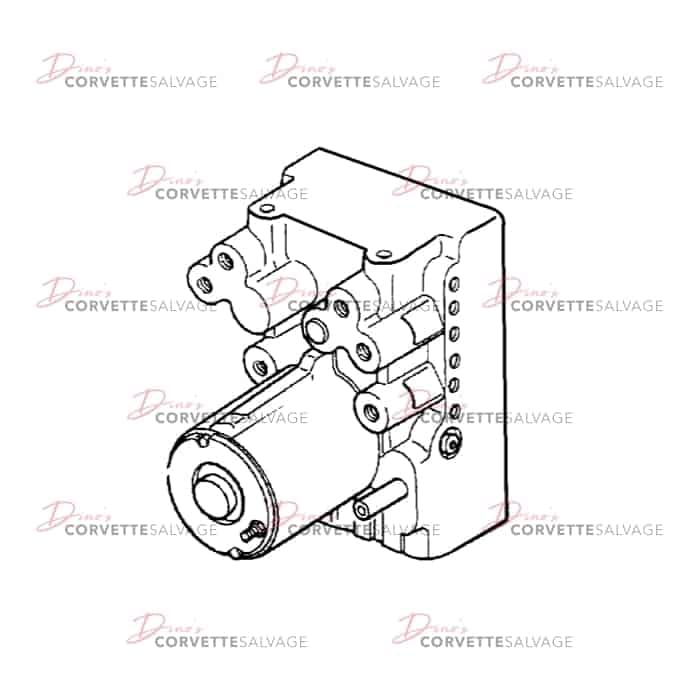 C4 Used Brake Pressure Modulator Valve 1995-1996
