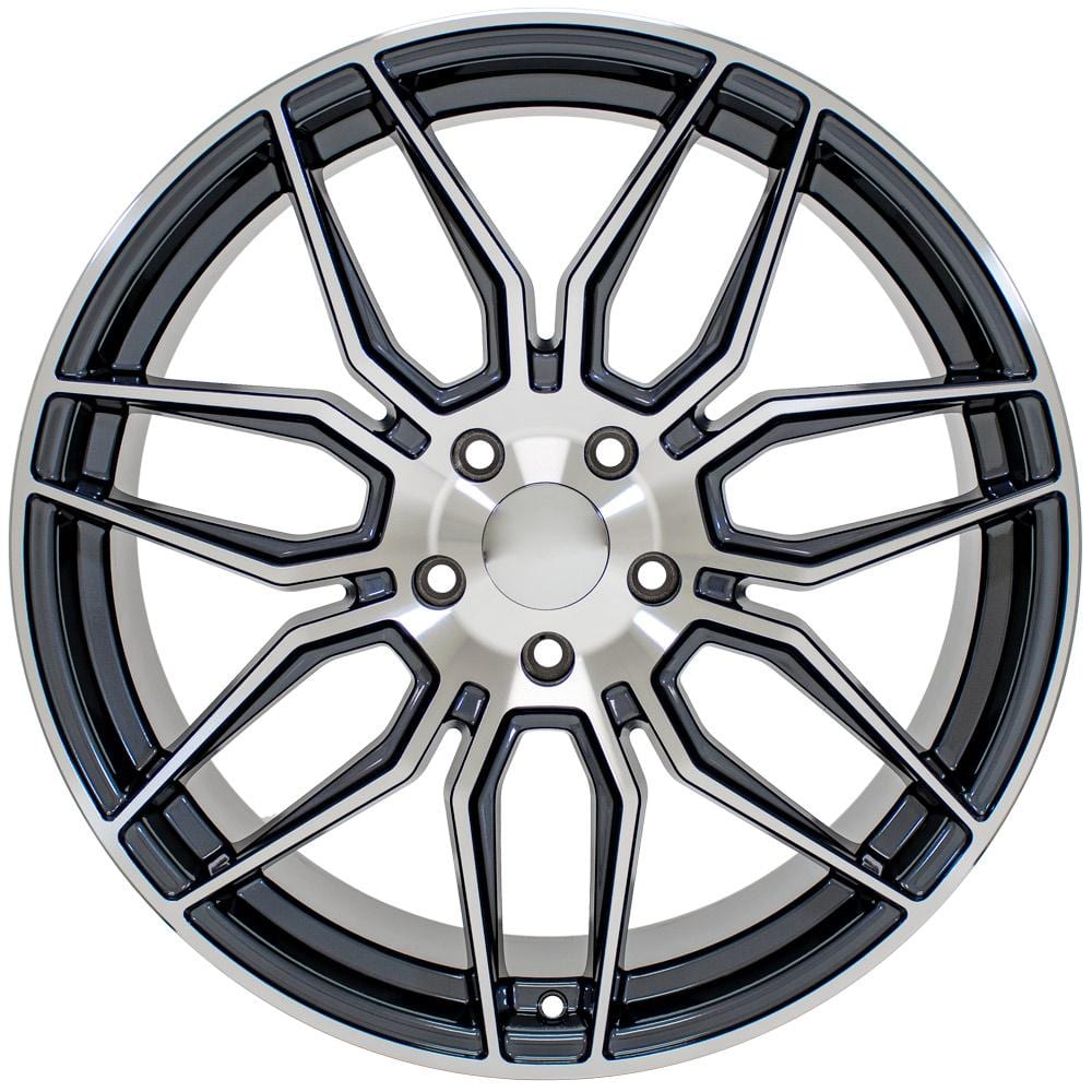 C8 New Gloss Gunmetal Machined 20x11 Wheel (CV03D) 2020-2026