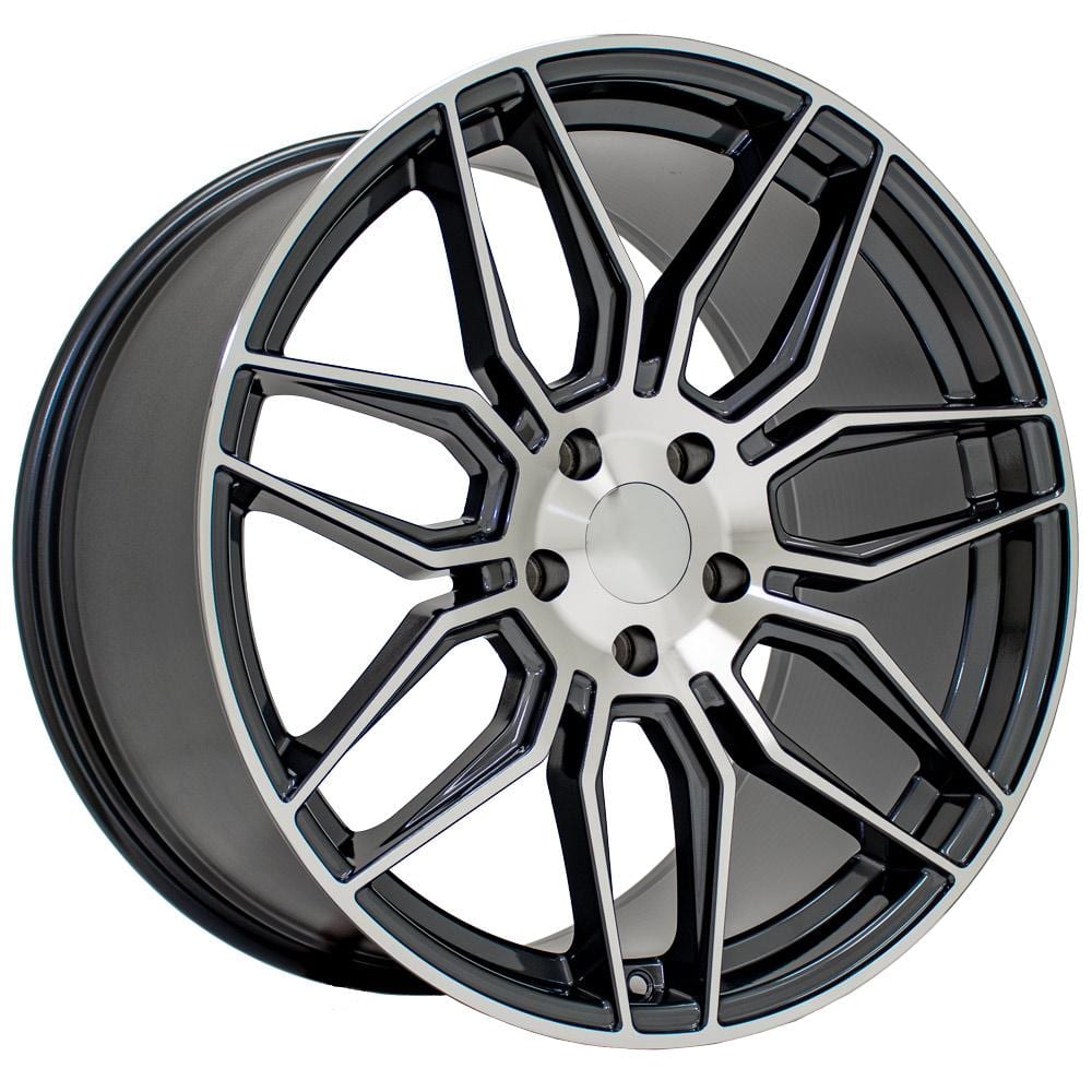 C8 New Gloss Gunmetal Machined 20x11 Wheel (CV03D) 2020-2026
