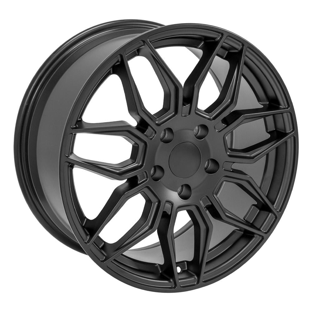 C4 New Satin Black 18x8.5 Wheel Set of 4 (CV03C) 1988-1996