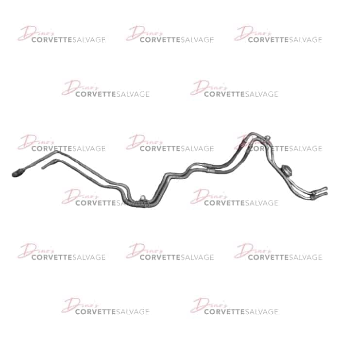 C4 Used High & Low Pressure Front Fuel Line Set 1989-1991