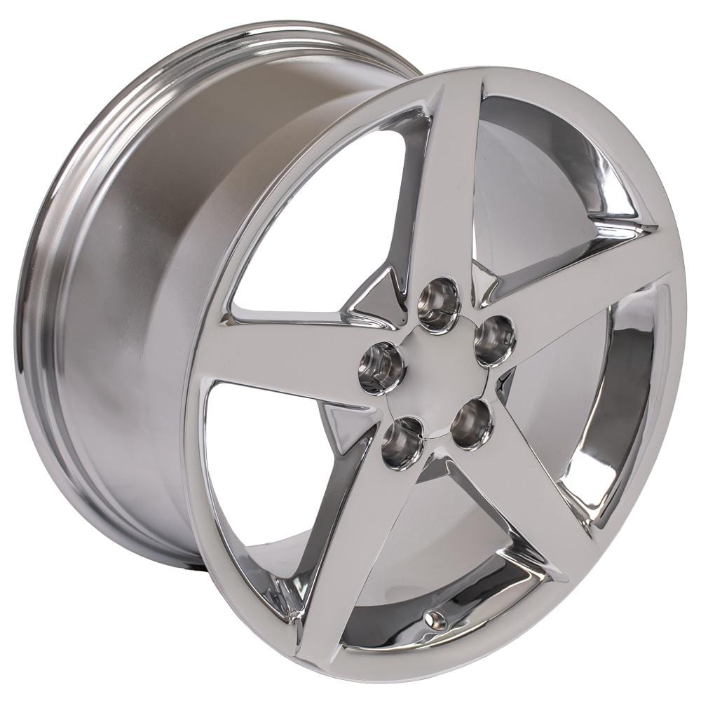 C4 New Chrome 18x9.5 Wheel Set of 4 (CV06A) 1988-1996