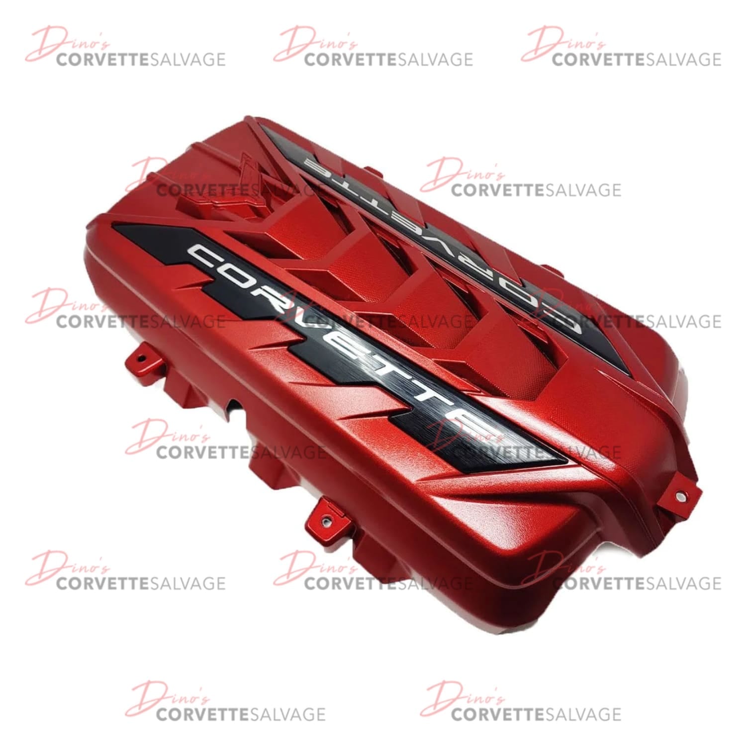C8 New Coupe LT2 Red Engine Cover 2020-2025