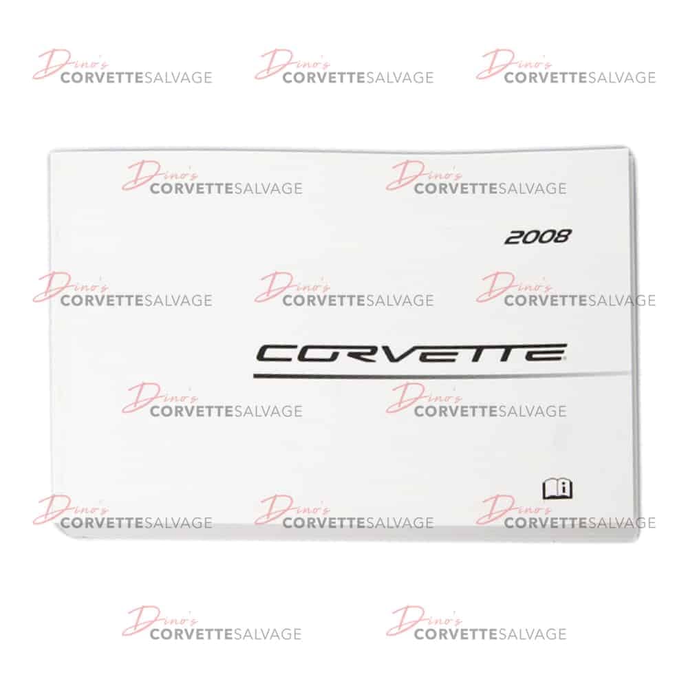 C6 PDF Corvette Owner’s Manual 2008