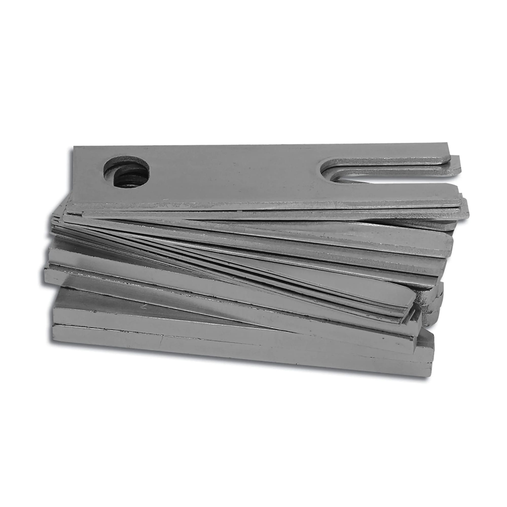 C2-C3 New 16pc Slotted Trailing Arm Shim Kit - Steel 1963-1982