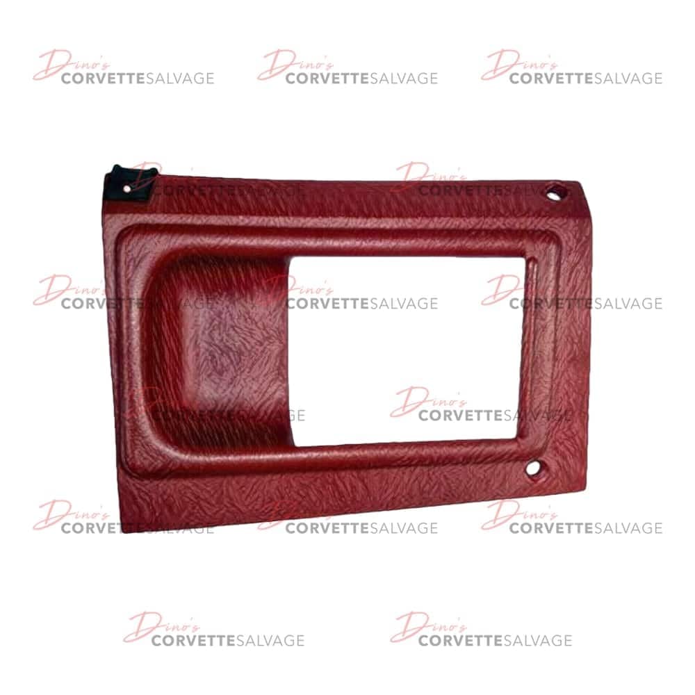 C4 Used Hood Release Handle Bezel 1984-1989