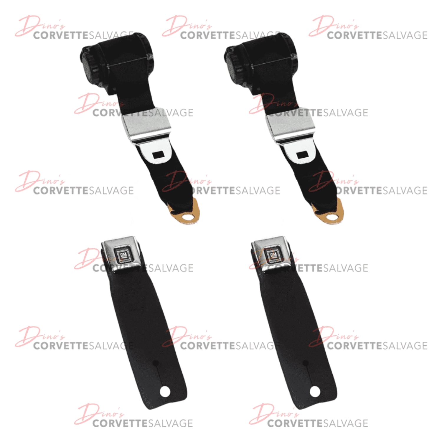 C3 New Seat Belt Set 1978-1982
