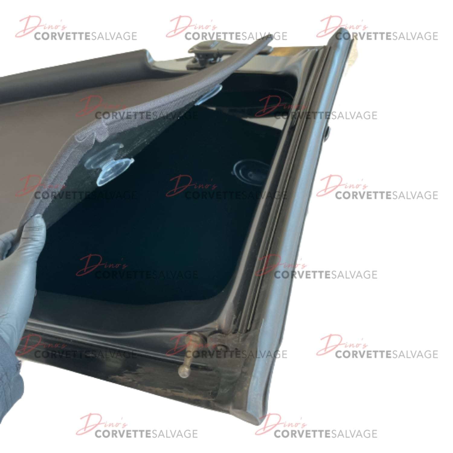 C4-C8 New Corvette Coupe Transparent Roof Headliner Shade 1984-2022 Installation