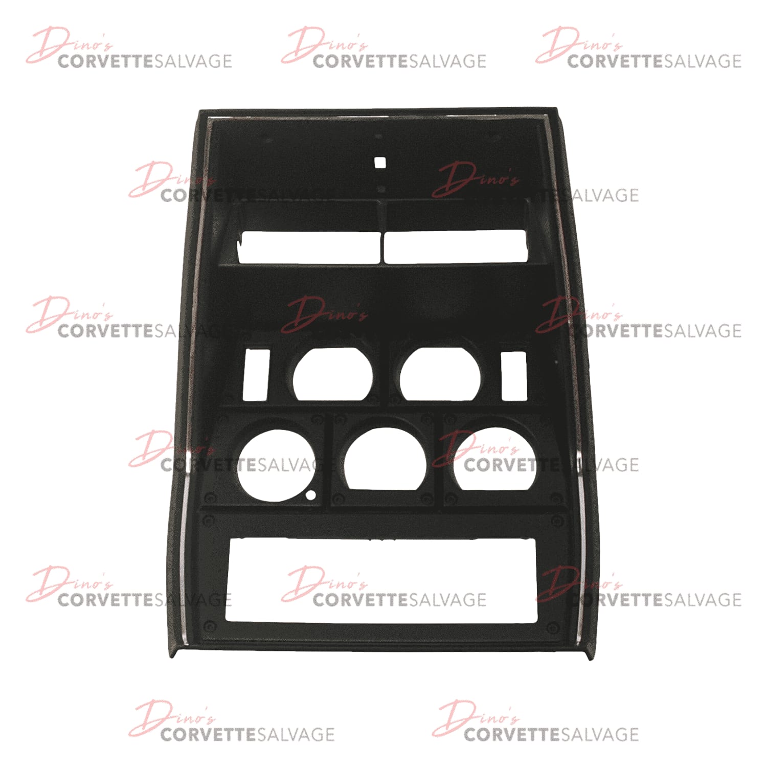 C3 New Instrument Cluster Bezel with DIN CD Player Cutout 1977