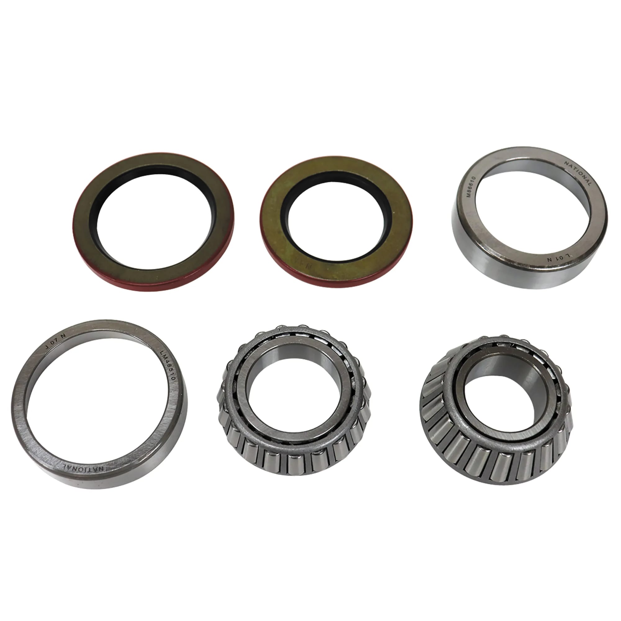 C2-C3 New Rear Wheel Bearing Kit, 6 Piece 1963-1982