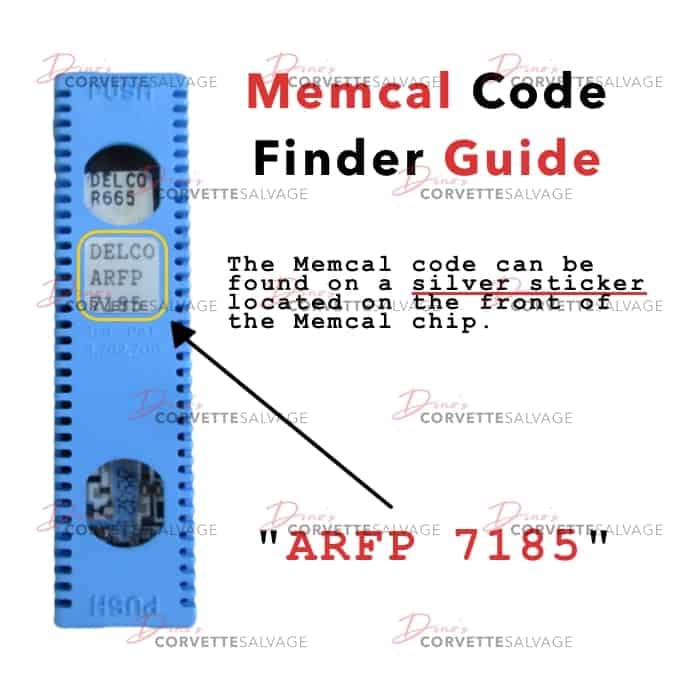 Memcal Code Finder Guide 1986-1995