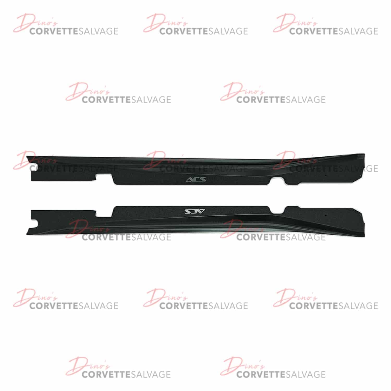 C7 New Base Stingray Carbon Flash Metallic Zero1 Rocker Panel Set 2014-2019