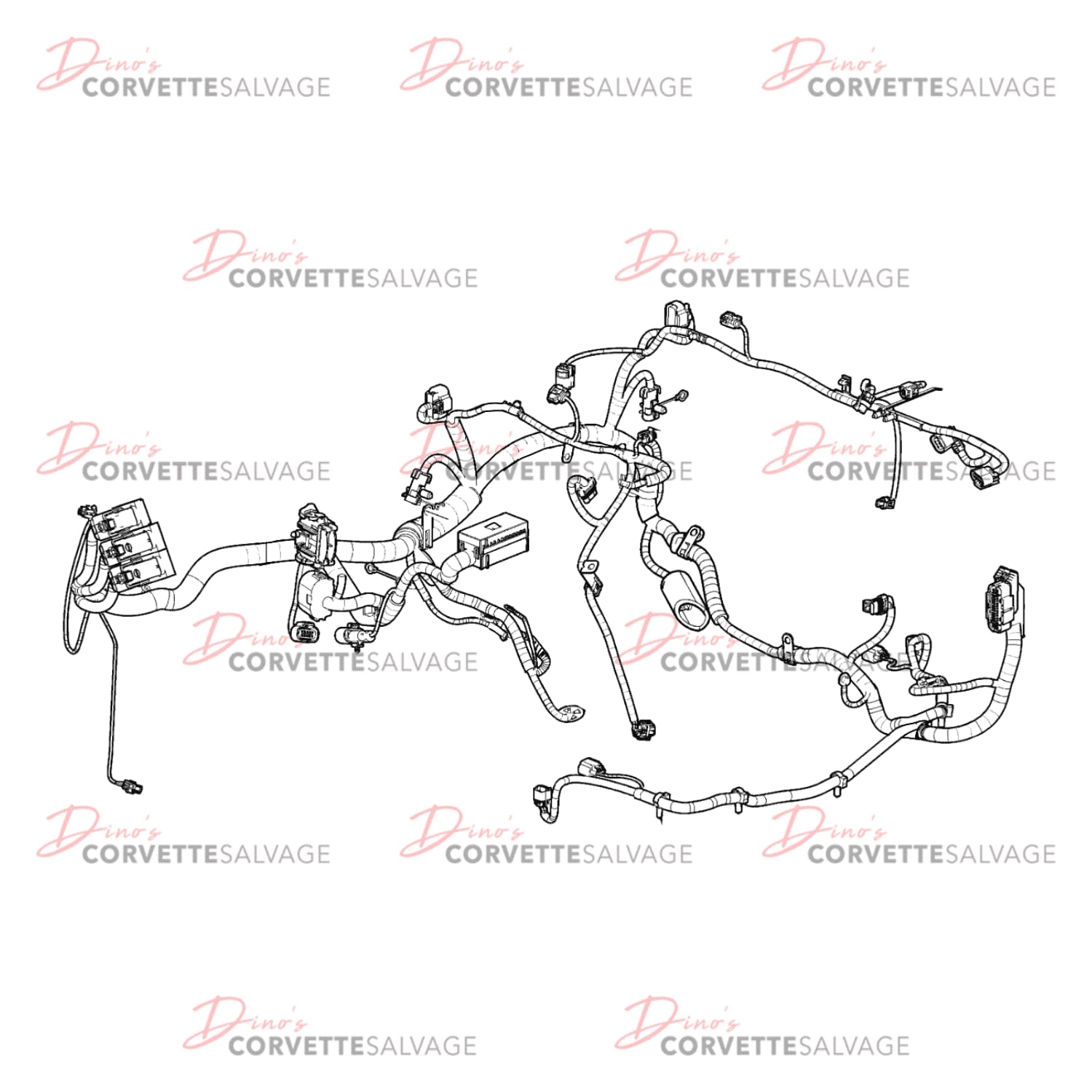 C6 Used LS9 Engine Wiring Harness 2010-2013