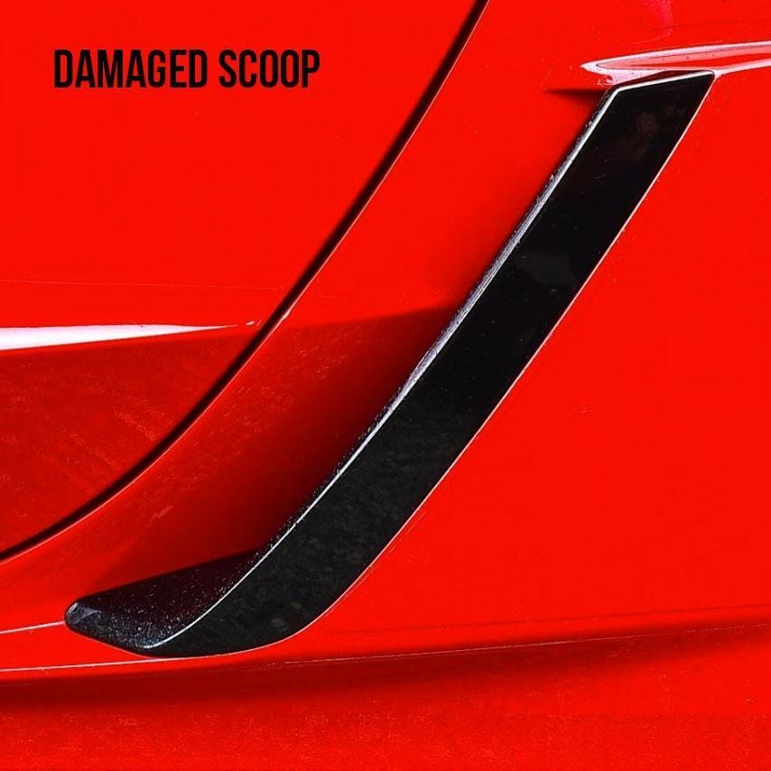 C7 New ZR1, Z06, & Grand Sport Brake Scoop Protective Covers 2015-2019