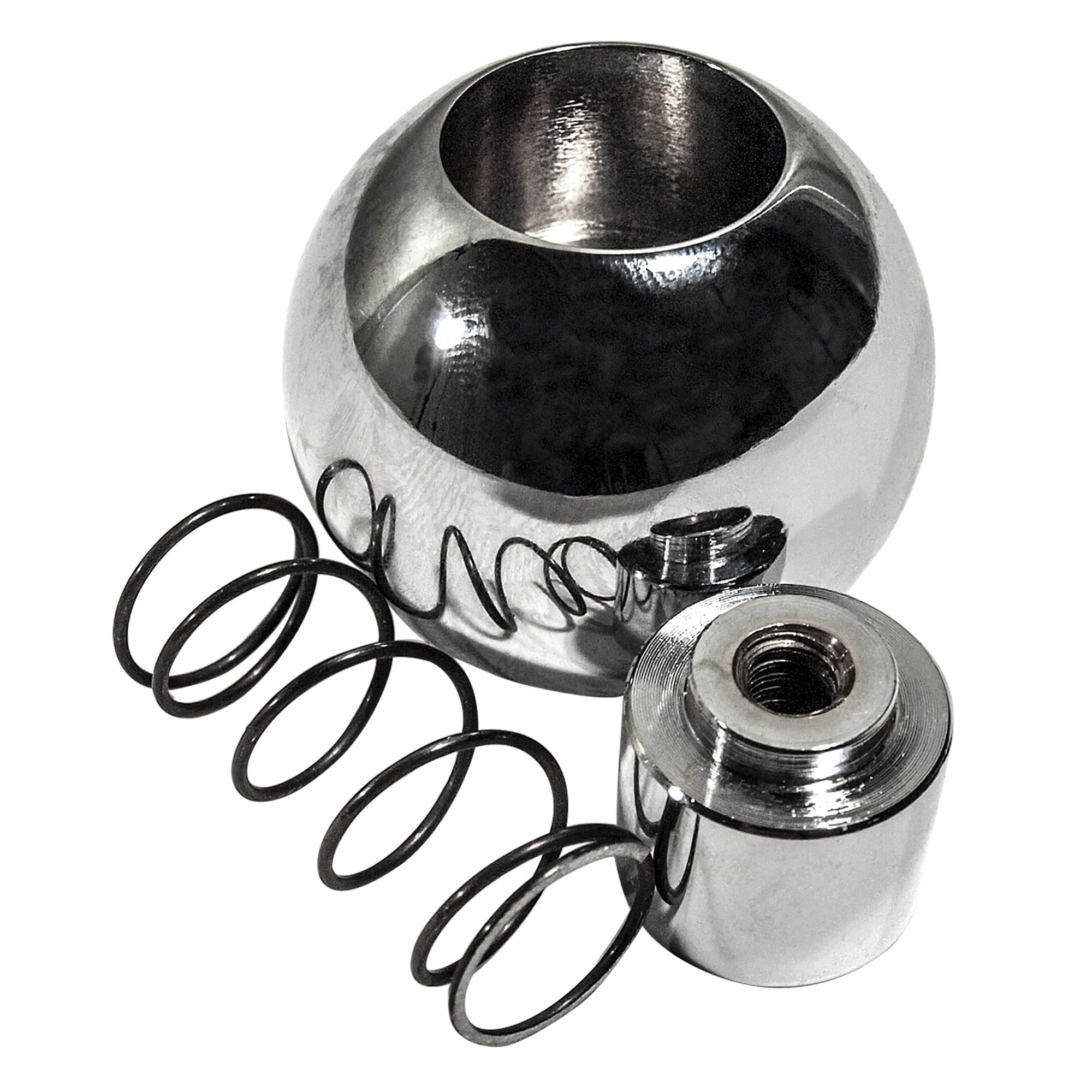 C2-C3 New Automatic Shift Knob with Button & Spring (Chrome) 1965-1982